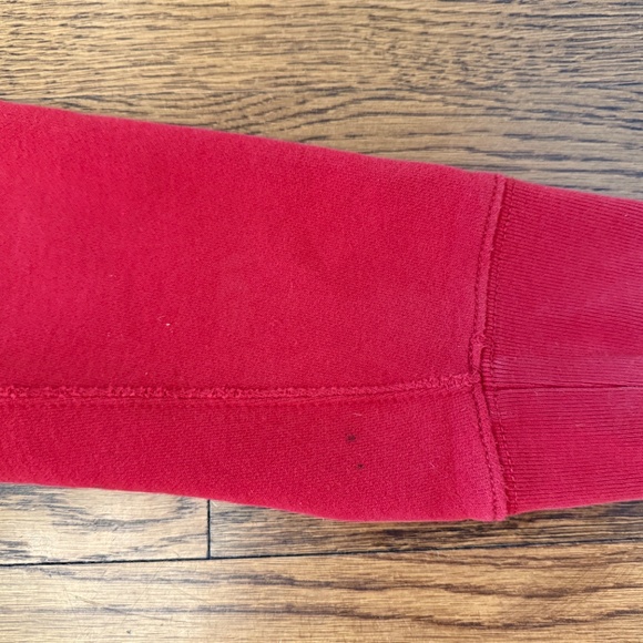 Large Men’s Red Ralph Lauren Polo Zip Up Sweater with Hoodie - Picture 3 of 6